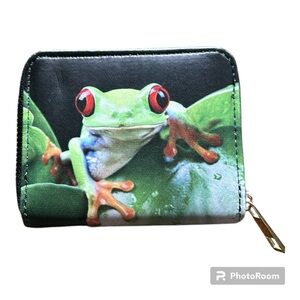 Frog Zip Wallet 3.5" x 4.5"
